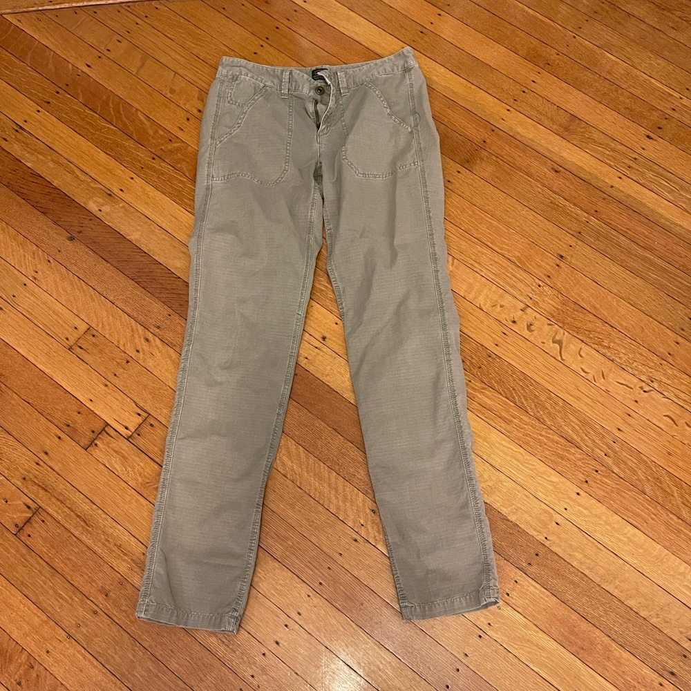 J Crew Striaght Leg Cotton Pants
